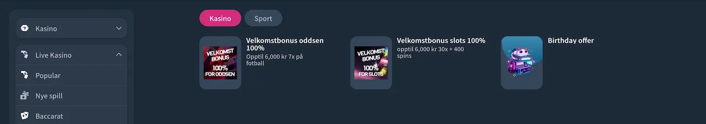 Miki Casino bonuser og kampanjer – oversikt over velkomstbonus og omsetningskrav